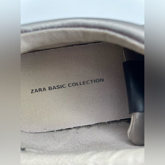 Zara Shiny Plimsolls, Sz 37 - Picture 12 of 14